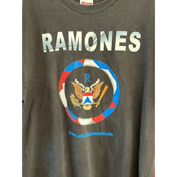 Vintage The Ramones Founding  Member Punk Concert T Shirt Size XL Music Legend - Picture 4 of 7
